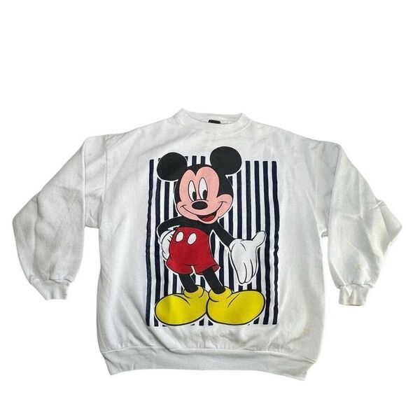 Vintage‎ Disney Mickey Unlimited Sweatshirt Crewneck USA Made Unisex Size XLarge - Picture 1 of 13